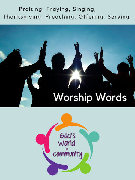 God's World in Community: Worship Words SAMPLE
