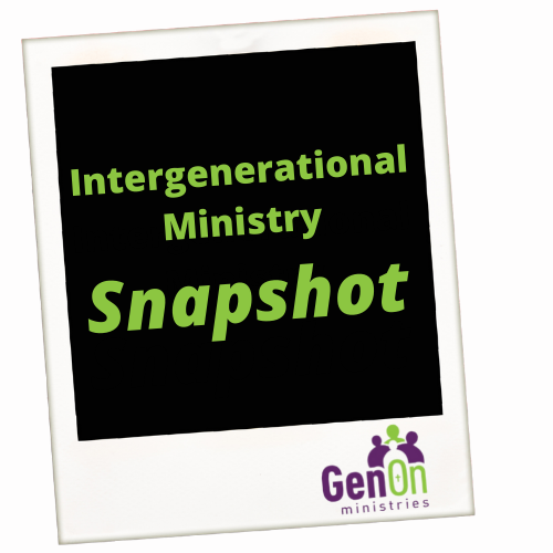 Intergenerational Ministry Snapshot